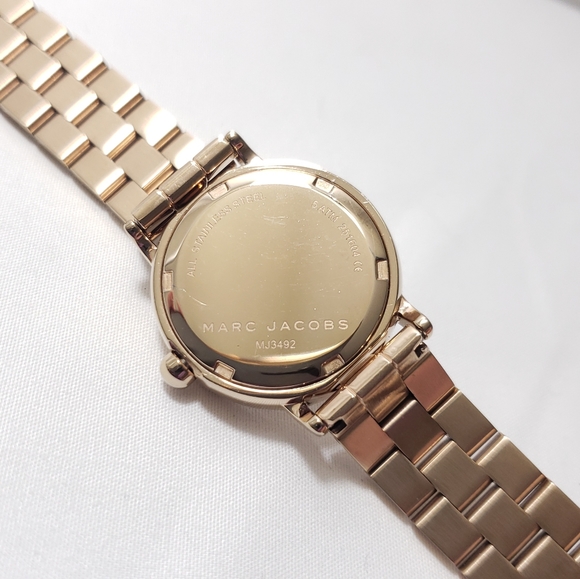 Marc Jacobs Riley Ladies Watch MJ3492 RoseGoldTone - Picture 3 of 9
